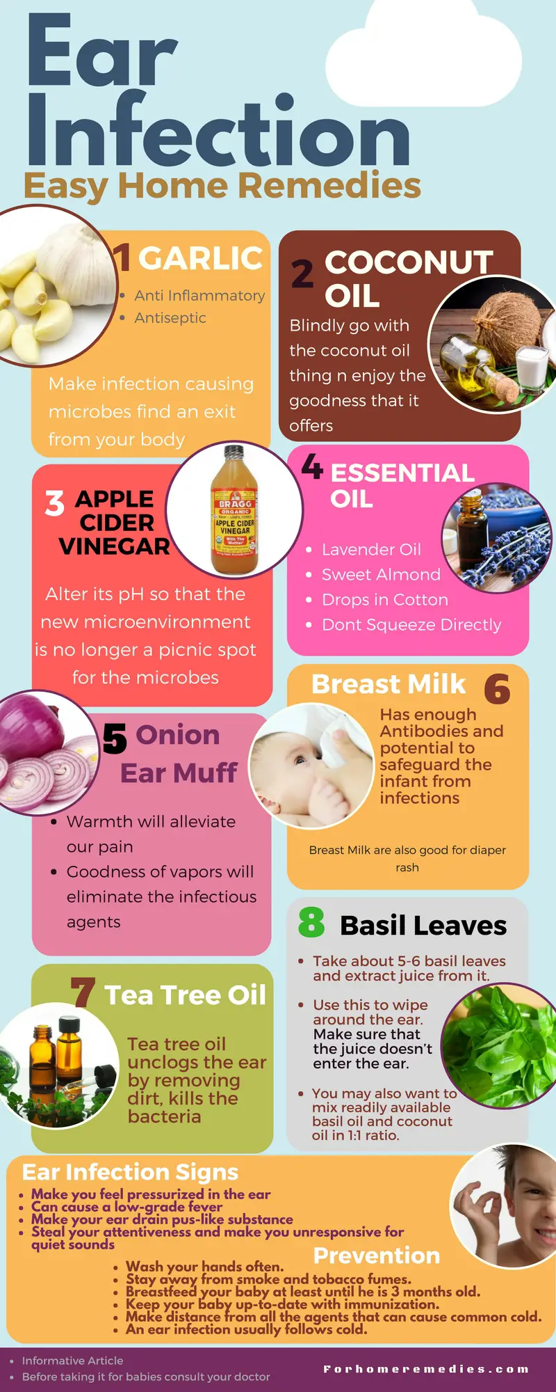 Essential Oils - Natural Remedies to Get Rid of an Ear Infection Garlic Coconut oil Tea Tree Oil Remedies
