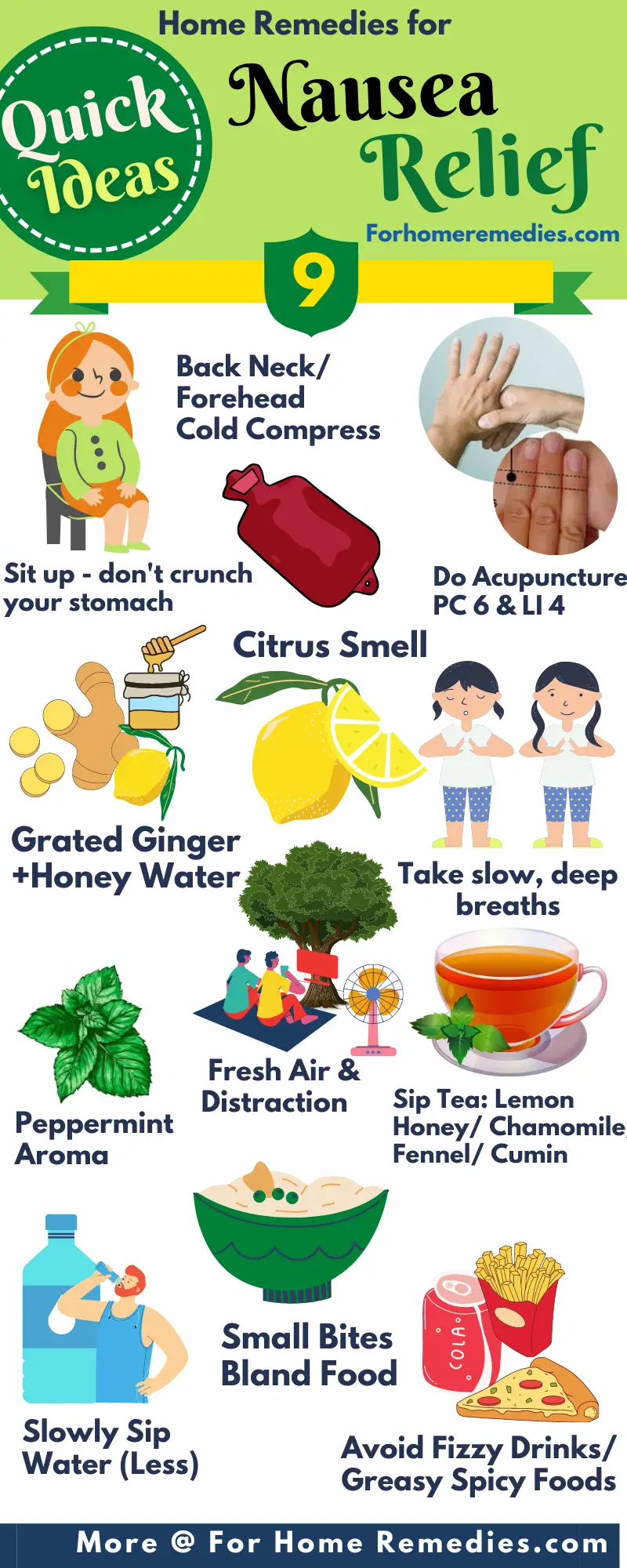 Nausea Instant Quick Relief - Home Remedies to Get Rid of Nausea