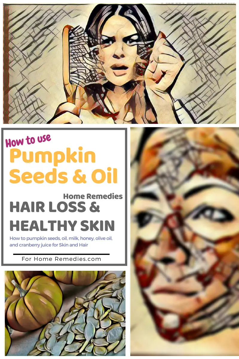 Pumpkin seeds and oil for hair loss and healthy skin anti-aging free glowing skin